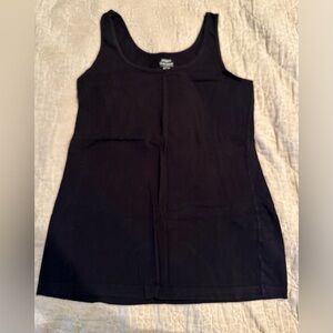 Old Navy Black Fitted Sleeveless Tank Top- First layer- Size- medium.Barely worn